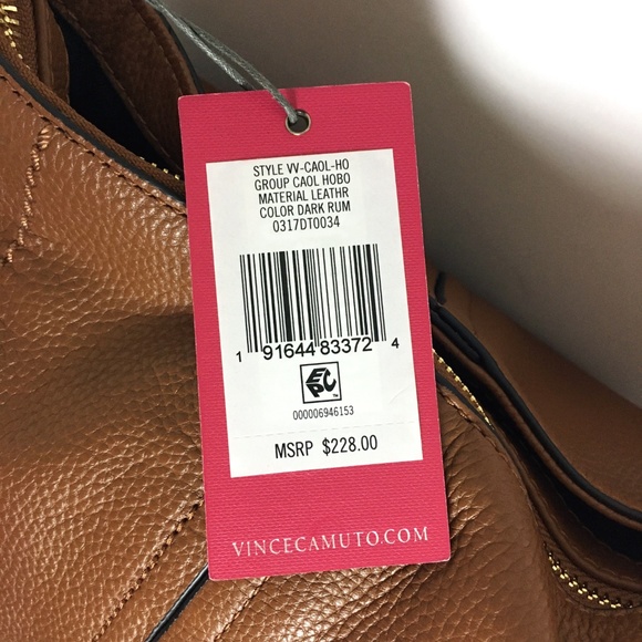 Vince Camuto Caol Leather Hobo Bag - Picture 4 of 6